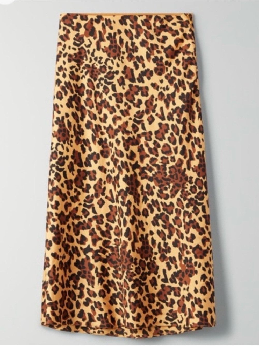 Aritzia Babaton Leopard Print High-Waisted Midi Skirt Size 0